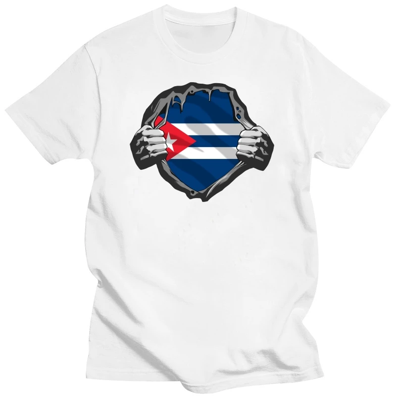 Cuba Flag Cuban Day Retro Vintage Gift T Shirts Summer Style Graphic Cotton Streetwear Short Sleeve Cuba DNA Mens Clothing