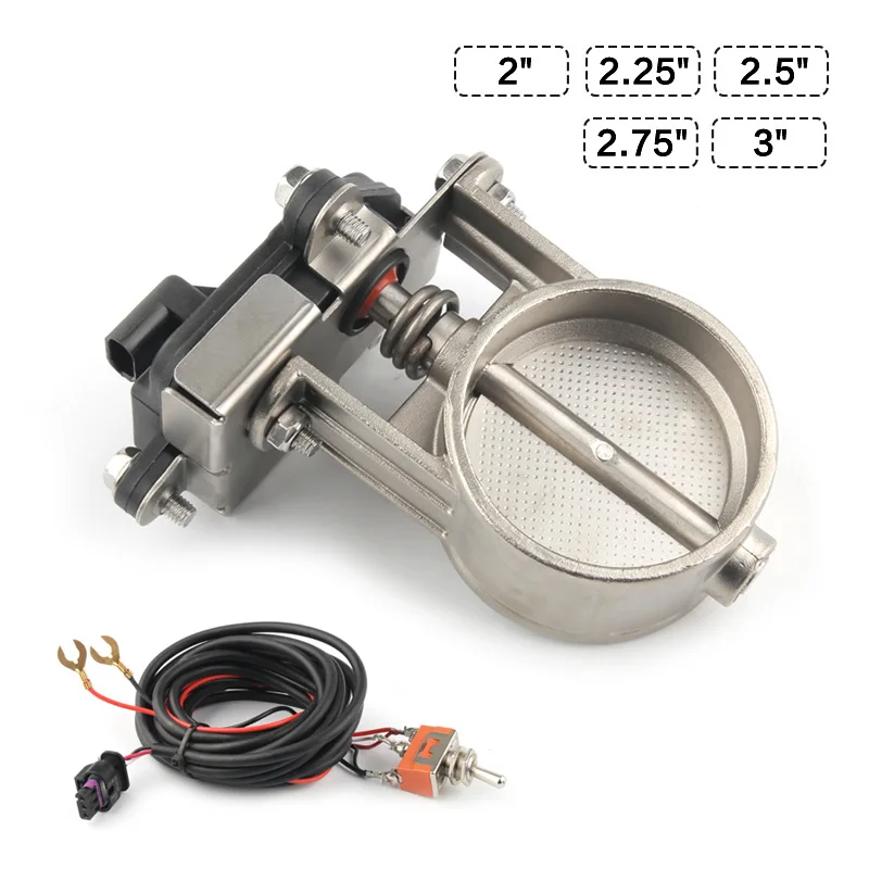 

Электрический клапан управления выхлопом для выхлопной системы Catback/Downpipe, 51мм/60мм/63мм/70мм/76мм - Низкое давление