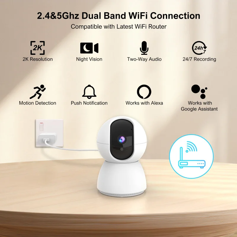 Home Indoor Camera Intelligent Motion Detection Remote Voice Intercom Two Way Aufio IR night vision Wifi Smart Home Camera