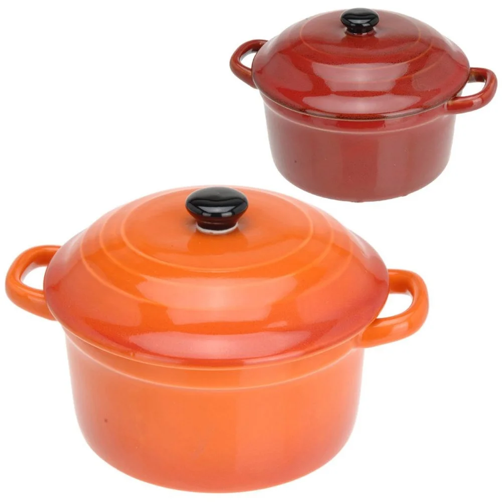Porseleinen stoofpot met deksel 300 ml