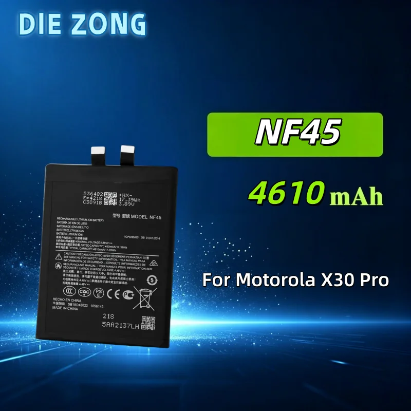 In Stock Hot Sale NF45 4610mAh 3.89V Battery for Motorola X30 Pro Edge 30 Ultra XT2241-1 Mobile Phone Batteries + Free Tools