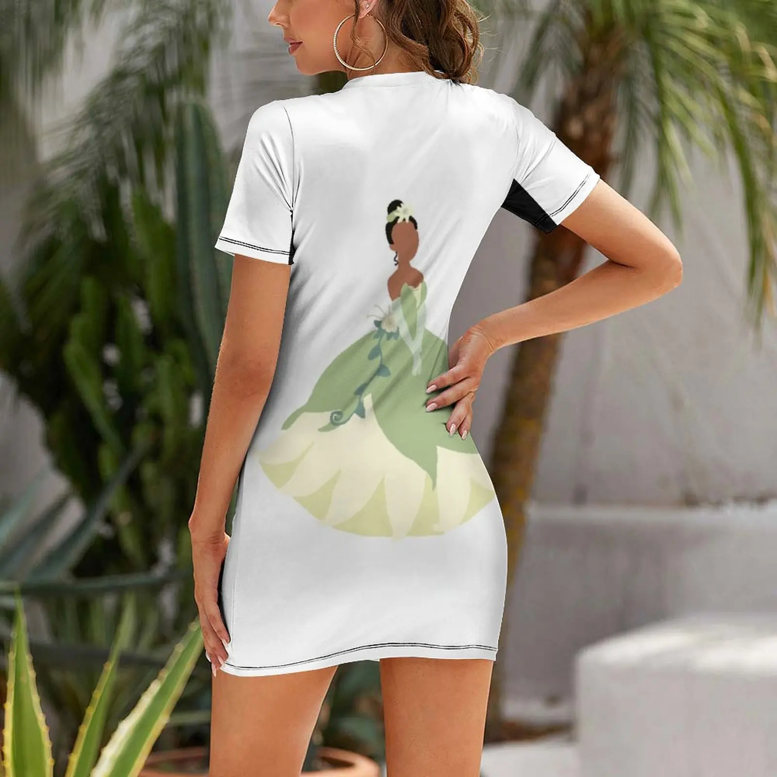 Princess and the frog Short Sleeved Dress clothing women summer 2024 summer women's dress 2024