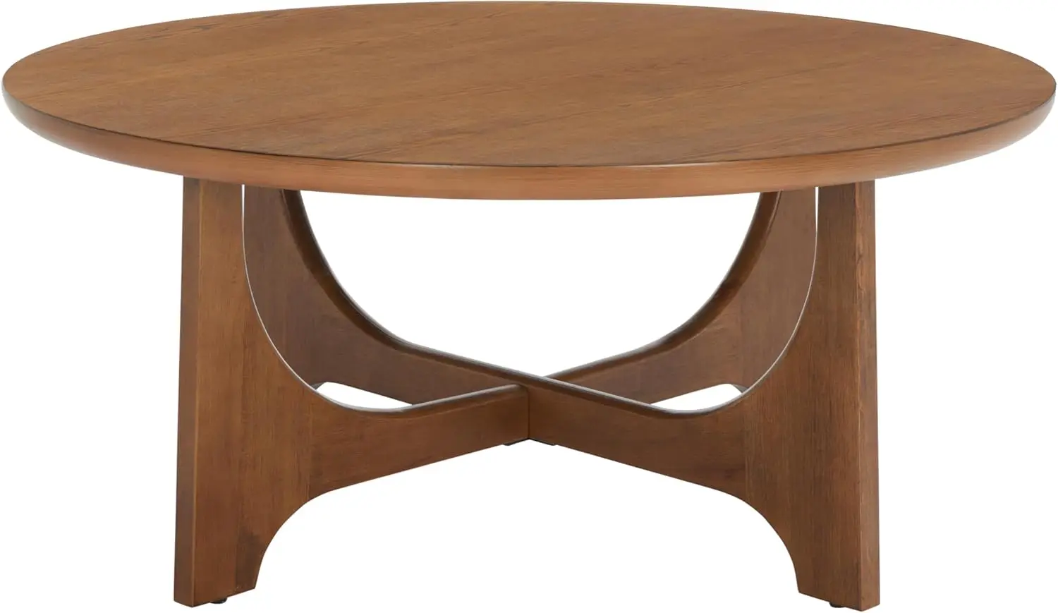 Collection Sasha Contemporary Medium Oak Round Coffee Table