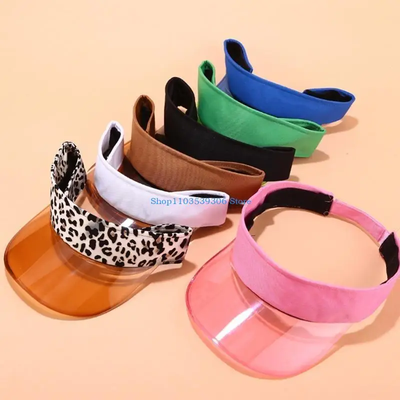 400A Unisex Women Men Sun Visor Cap Empty Top Golf Tennis Beach Outdoor Training