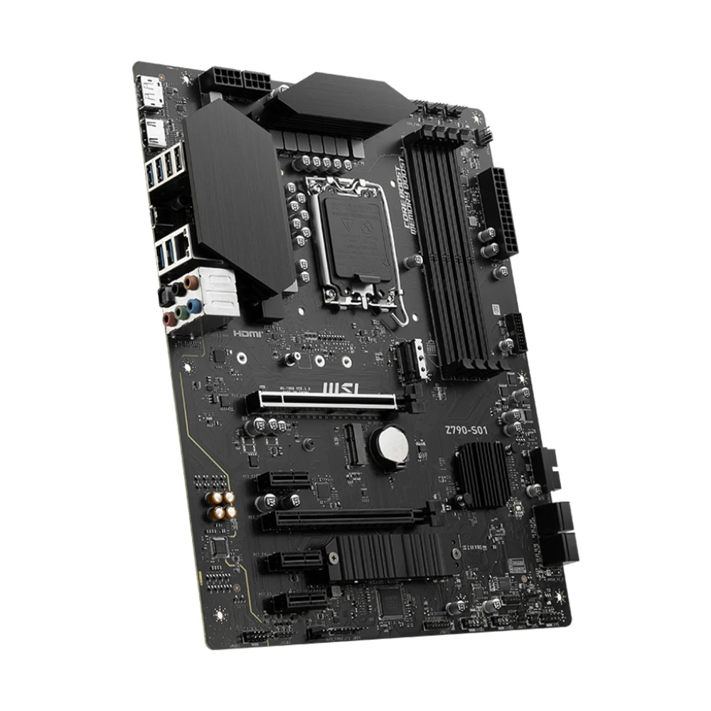 MSI Z790-S01 Motherboard LGA1700 Socket Supportsi9-14900K i7-13700K i5-12400F CPU DDR5 6600MHz HDMI M.2 LGA1700 ATX Mainboard