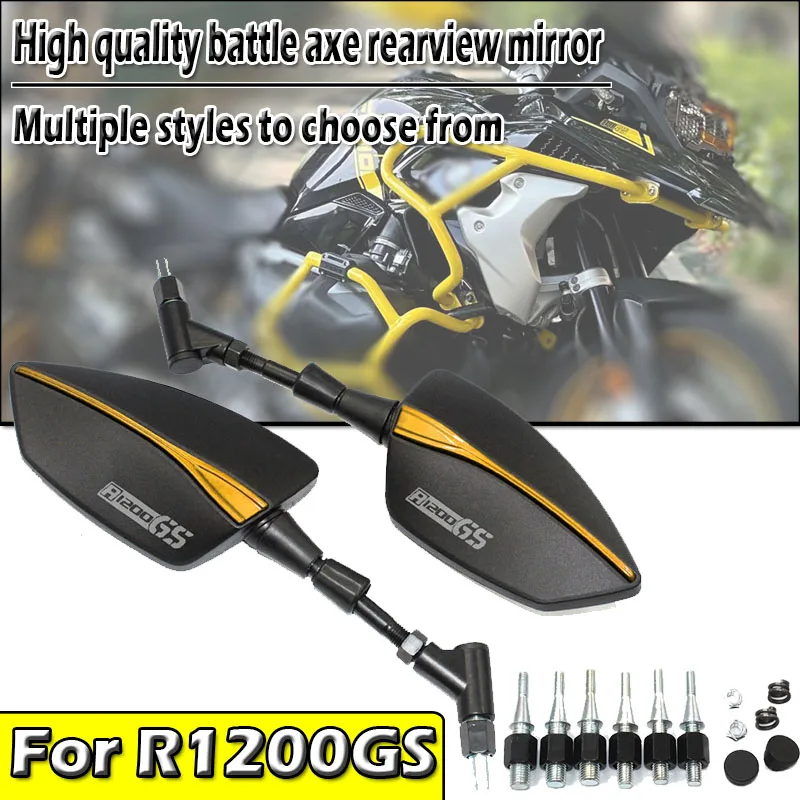 

Для R1200GS R 1200 GS1200 LC 2014-2022 8/10 мм новое высококачественное универсальное зеркало заднего вида для мотоцикла Tomahawk