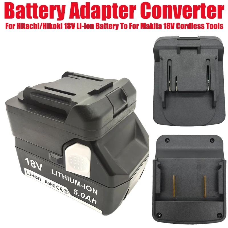 

Battery Converter for Makita 18V Tools for Hitachi/Hikoki 18V Li-ion Battery To for Makita 18V Li-ion Battery Power Tools Drills