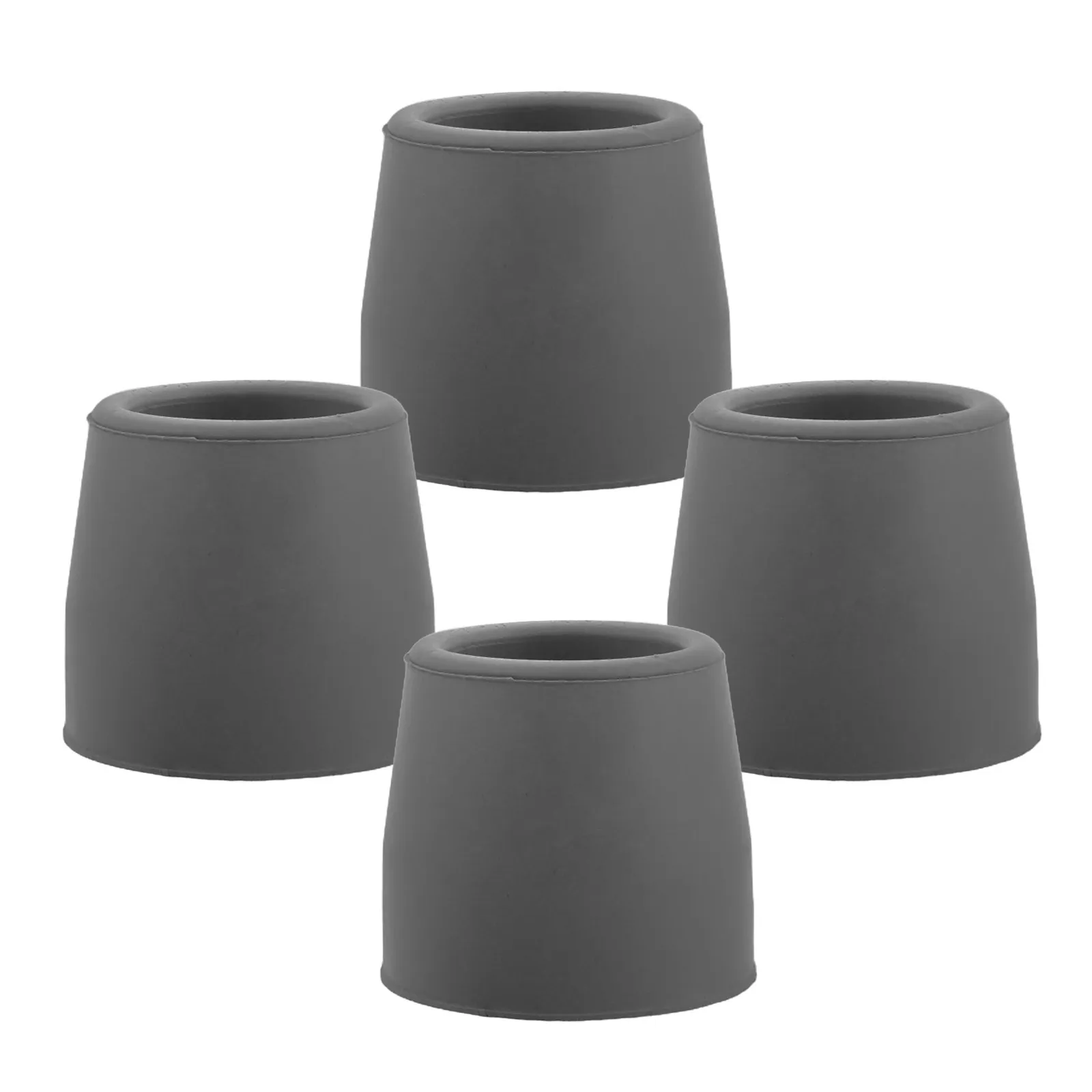 4Pcs Walker Tips Accessories Rubber Replacement Non Slip Crutch Tips for Standard Walkers Canes Chair Shower Commode Parts