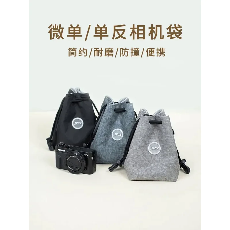 For Fuji Denim Camera Bag Canon Buggy Bag Mirrorless Camera Sony Liner Bag Nikon Protective Case