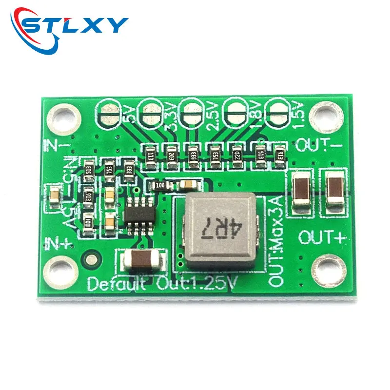 CA1235 Adjustable Power Module CA-1235 Buck Power Module 1.25V 1.5 1.8 2.5 3.3 5V Output 5-16V 3A Input Step-Down Power Supply