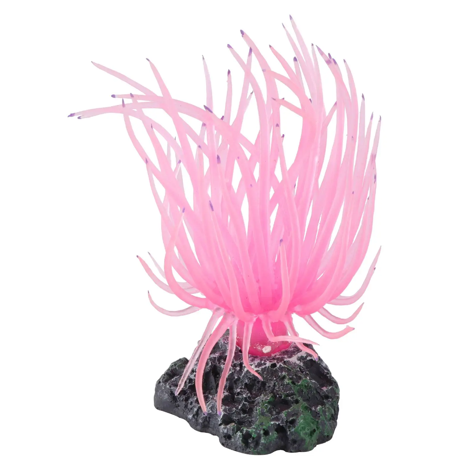 

Decoration for Fish Tank Artificial Sea Anemone Aquarium Accessories Soft Flexible Lifelike Betta Ornament