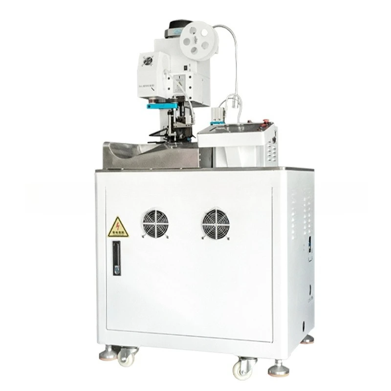 wire stripping and twisting wire double-head tin dipping machine stepping servo five-wire tin dipping feeding high precision