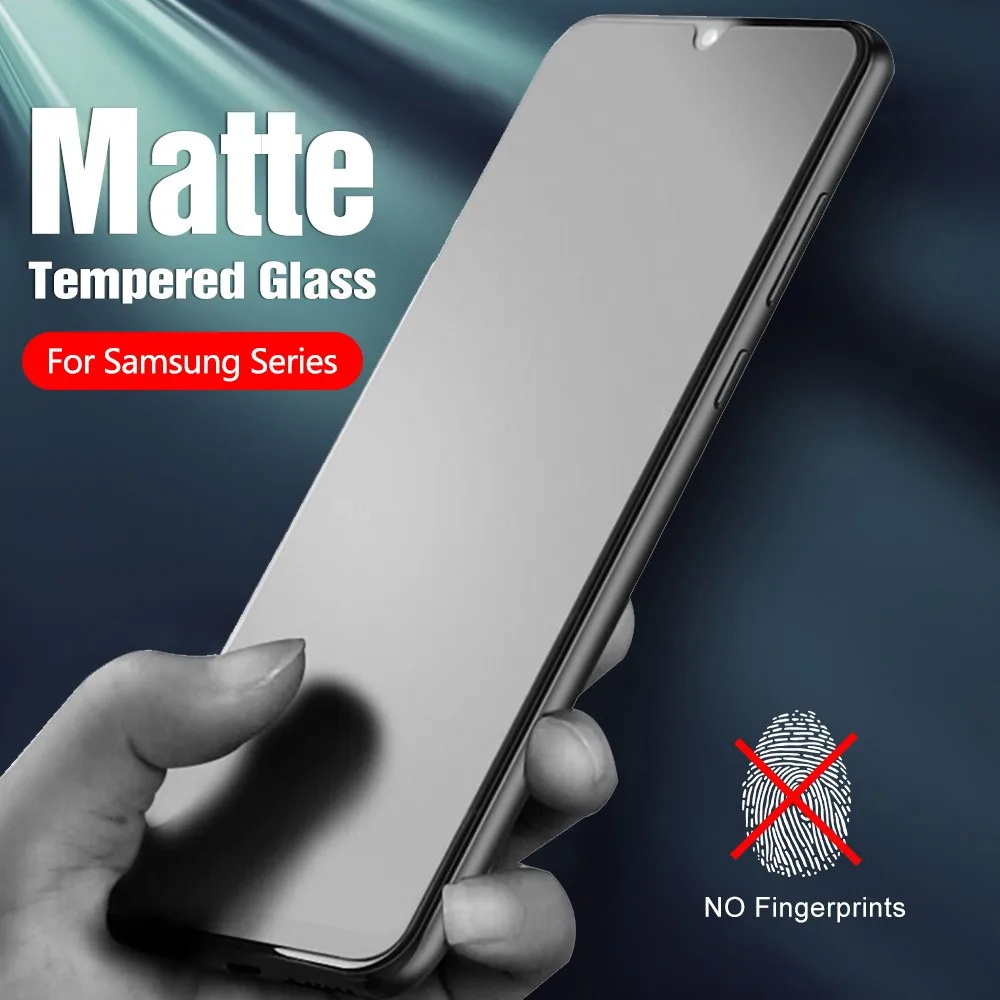 Matte Screen Protector for Samsung Galaxy   A14 A34 A54 A13 A23 A33 A53 A73 A22 A32  Note 10 S10 Lite Tempered Glass