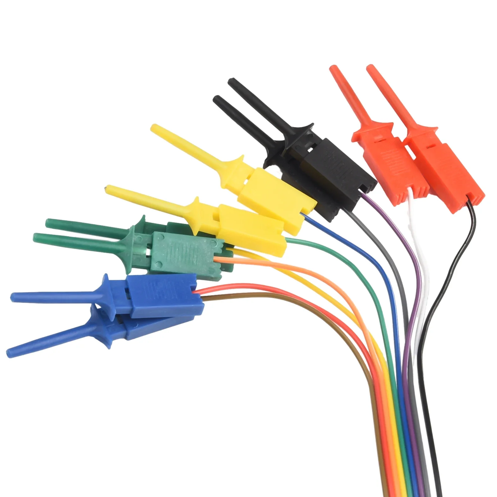 1 قطعة 20 سنتيمتر طول 10Pin المنطق محلل كابل اختبار الرصاص هوك مشبك كابلات 5 اللون التحقيق اختبار المعدات الكهربائية كفاءة عالية #3