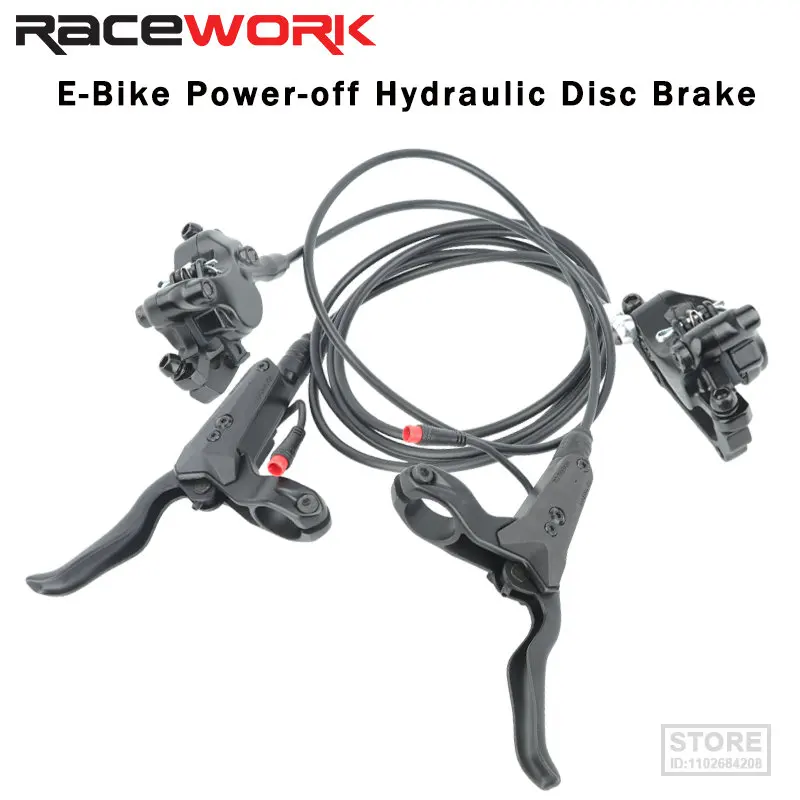 Racework Electric Bike Disc Brake E Scooter Hydraulic140/160/180mm For KUGOO G Zero 10X ES3 Ultra Speedway Bicycle Parts