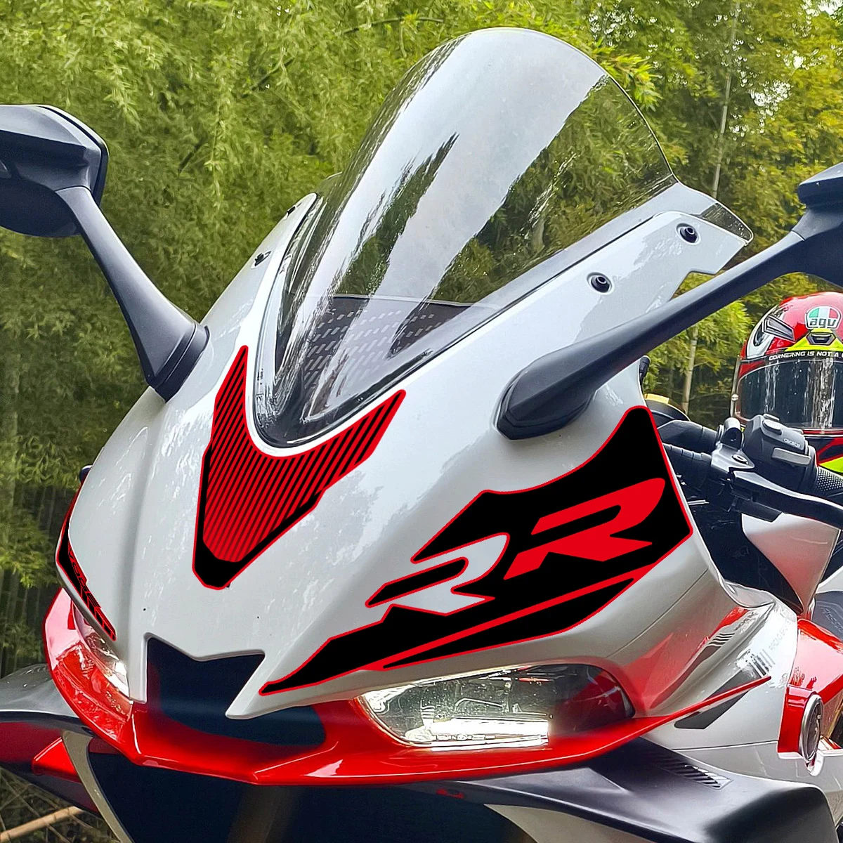 Autocollants réfléchissants en vinyle pour accessoires de Moto VOGE RR660S, décalcomanies de tête de carénage de Sport