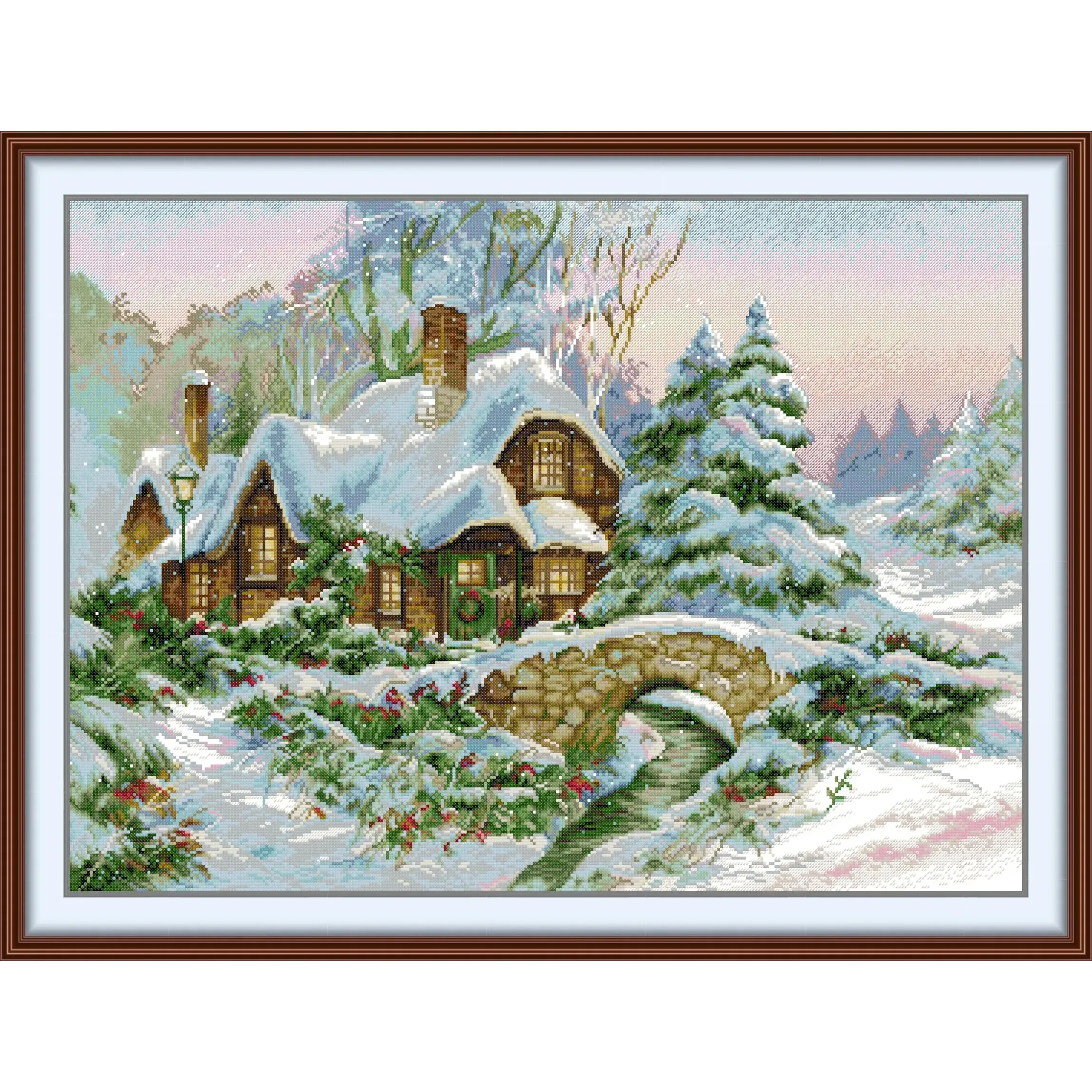 Winter Scenery Cros… - image