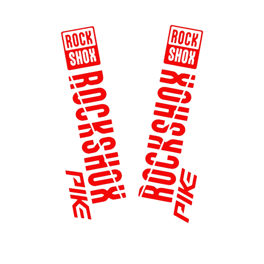 Für Rockshox PIKE 2017 2018 Style MTB Vordergabel-Aufkleber Wasserdichte Vinyl-Mountainbike-Dekorationsaufkleber