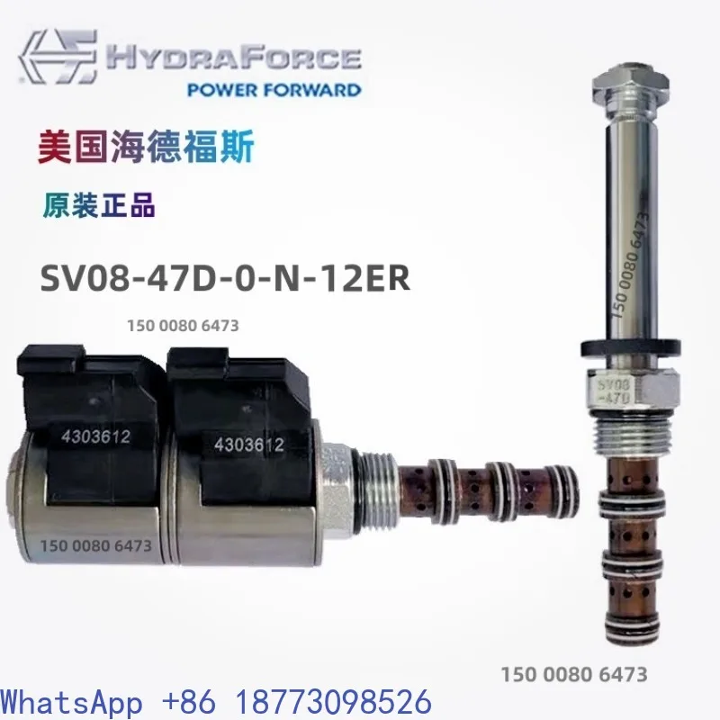 SV08-47D-0-N-24DG Solenoid Valve HydraForc Motor Spool SV08-47，1PCS