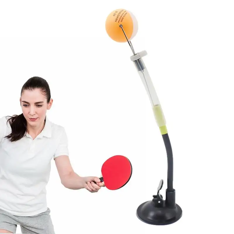 Table Tennis Trainer Practice Ball Table Tennis Machine Sucker Type Fixed Rapid Rebound Clip Stable Table Practitioner