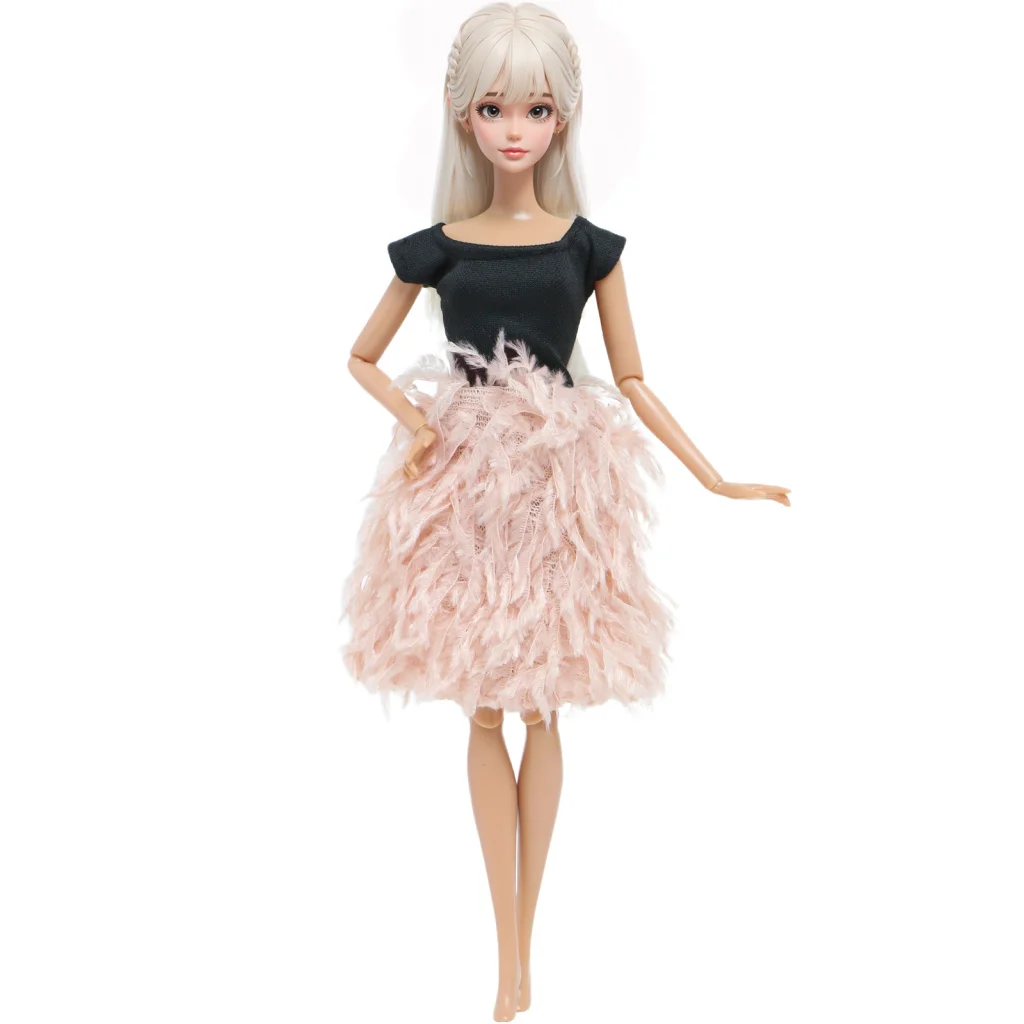 5 قطعة/المجموعة با دمية بي موضة ملابس دمى 11.5 ''فتاة دمية 30 سنتيمتر دمية فستان يوميا ثوب صغير شريط الاطفال ملحقات لعبة