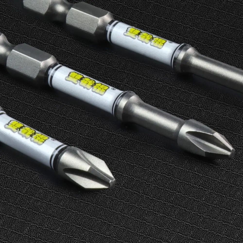 Portable Non-slip Impact Phillips Screwdriver Bit Wear-resistant Hex Shank Driver Bit 50-150mm Impact Resistant Cross Drill Bit