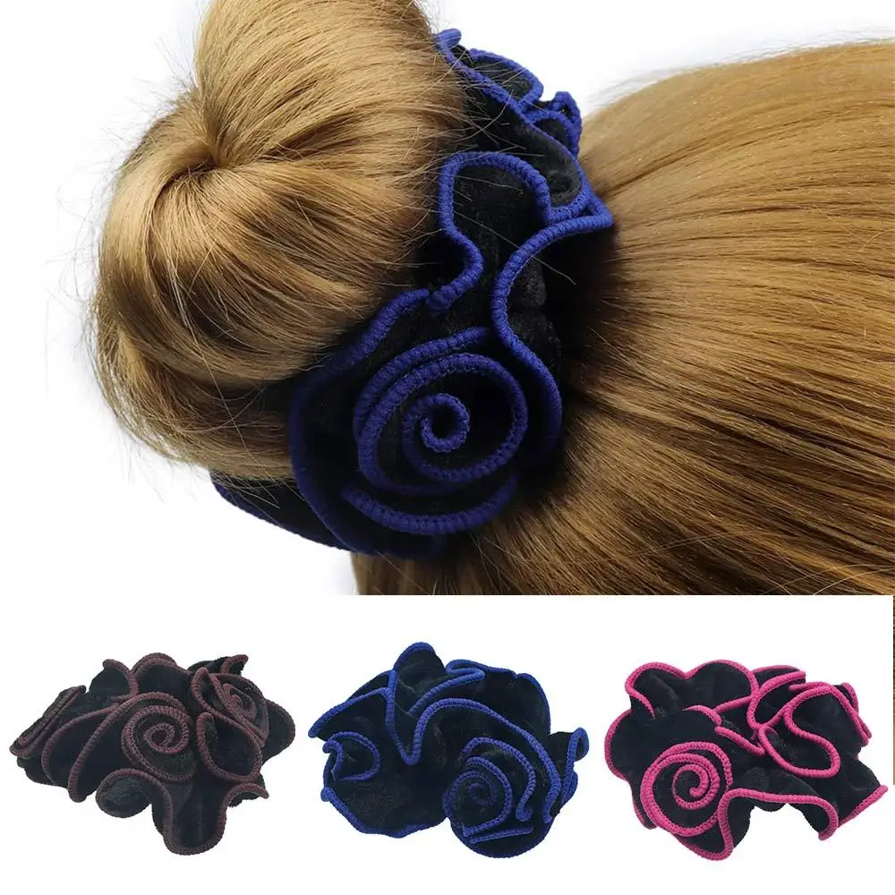 Opaski na głowę Lady Scrunchies Akcesoria Spinki do włosów Uchwyt na kucyk Sznur do włosów Pierścień do włosów Aksamitny elastyczny