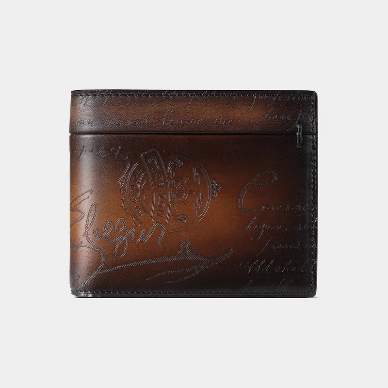 DIMY 2026 new leather vegetable tanned cowhide men's card bag short leather change small bag gift