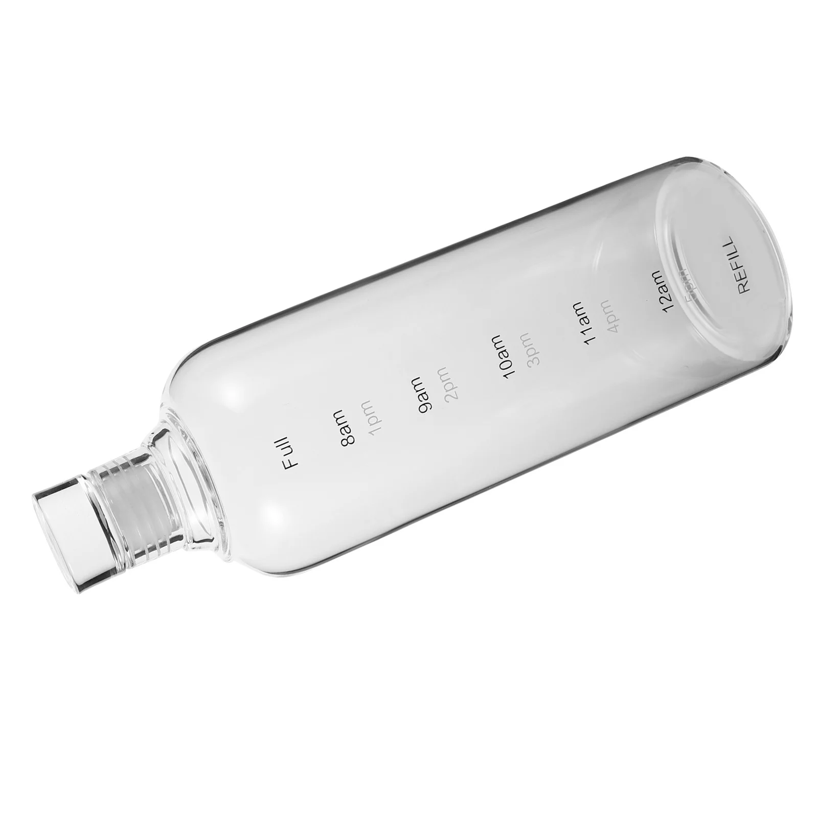 

1000Ml Transparent Portable Bottle Glass Water Flask with Measurement Marks Ideal for Workout Daily Hydration Tea Juice