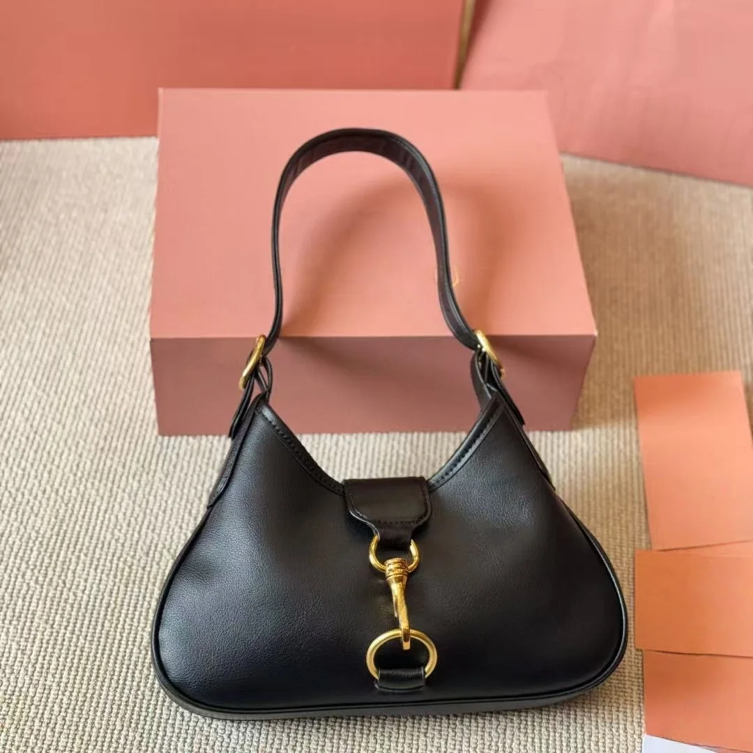 

Real Leather Women's bag 2025 new high quality fashion bubble Joker portable slung bag super fire leather underarm bags of women
