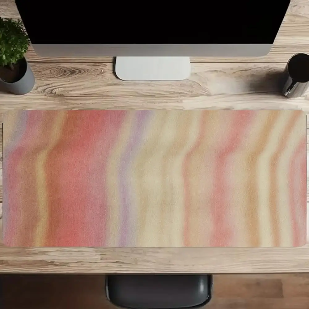 Gradient Color Texture Mousepad Pc Gaming Mouse Pads Desk Accessories Laptop Desk Mats Office Decor Mouse Carpet Big Mousepepad