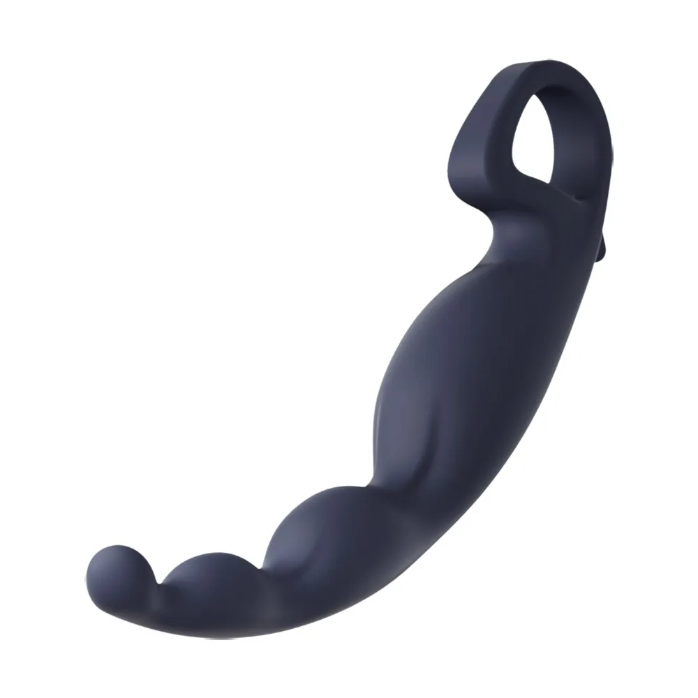Vibrating Prostate Massager Silicone Anal Plug, Male Adult Sex Toy for Stimulation