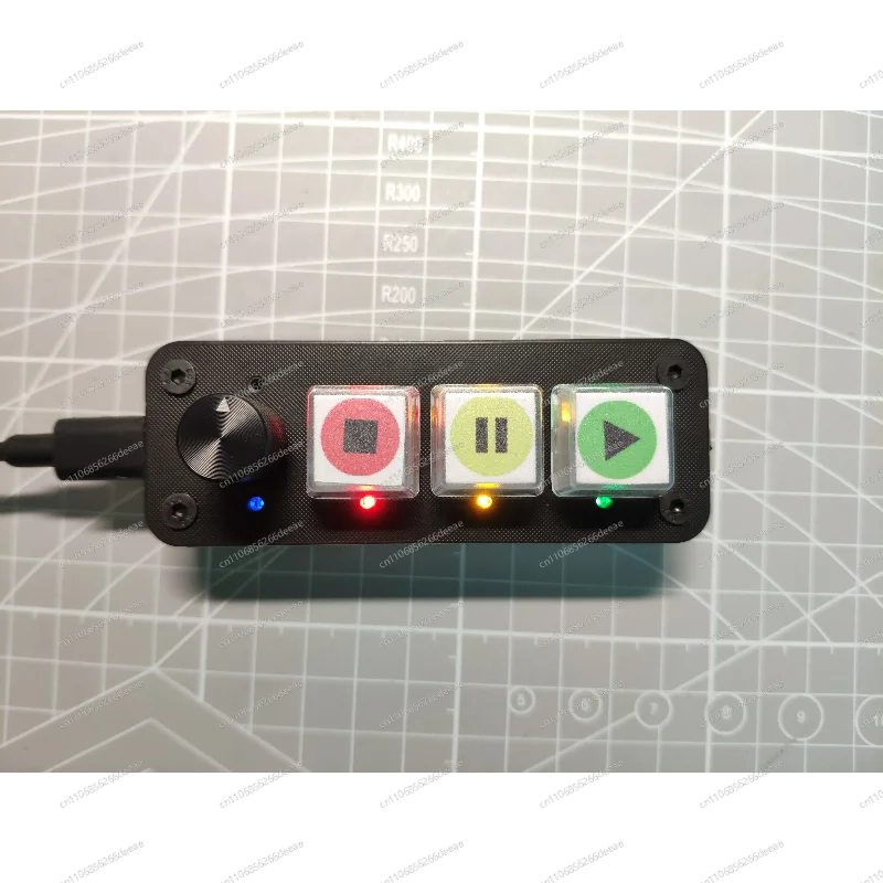 YBJ-3 Key Knob Professional Music Playback Controller Drive Free Media Controller