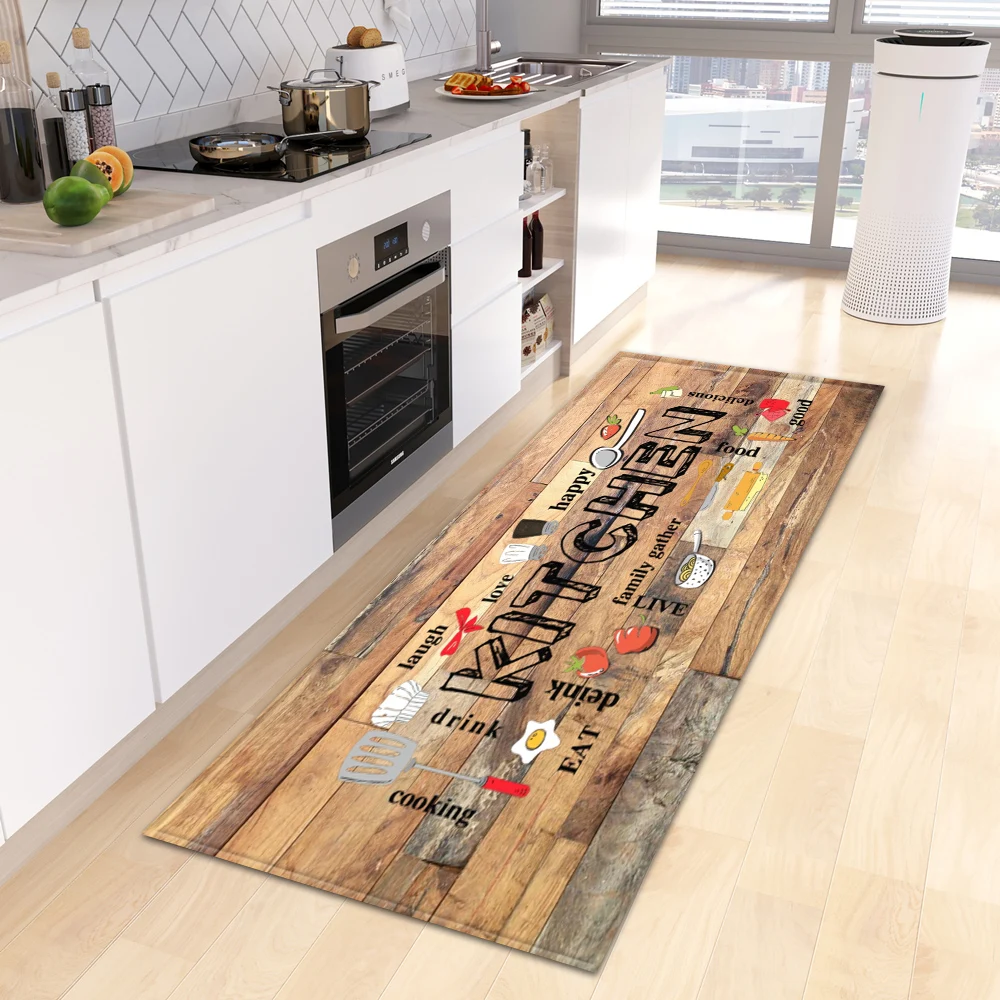 

Kitchen Rug Entrance Doormat Custom Balcony Living Room Decor Carpet Hallway Bathroom Door House Bedroom Floor Non-Slip Foot Mat