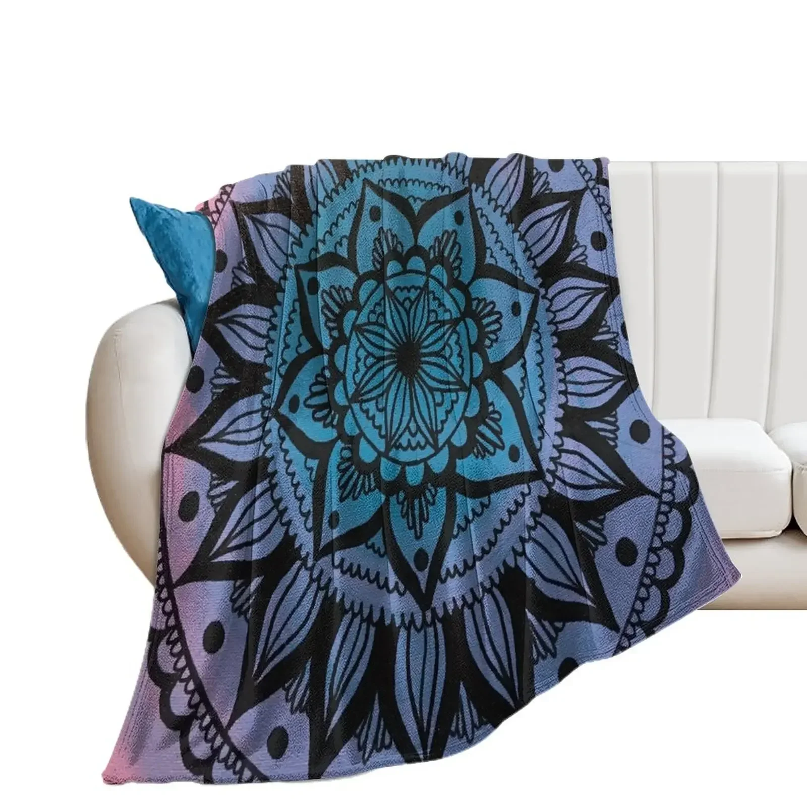 

Purple Flower Mandala Throw Blanket valentine gift ideas Weighted Blankets For Bed Blankets