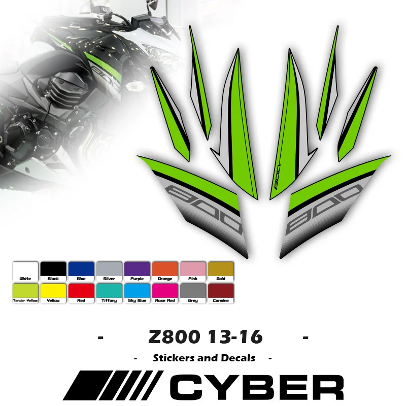 

For Kawasaki Z800 2013 2014 2015 2016 New OEM Replicas Motorcycle Full Vehicle Sticker Decal Printing Z800 13-16