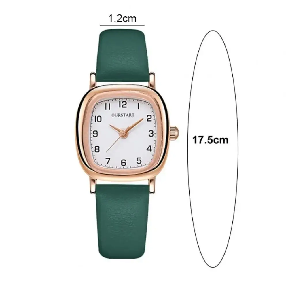 Creative Faux Leather Strap Wristwatch Casual Multi-color Quartz Watch Adjustable Student Quartz Clock