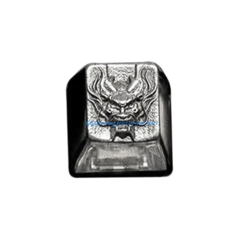 

H9EB Detailed Copper Keycap Dragon Brass Keycap for Collectors and Gamers