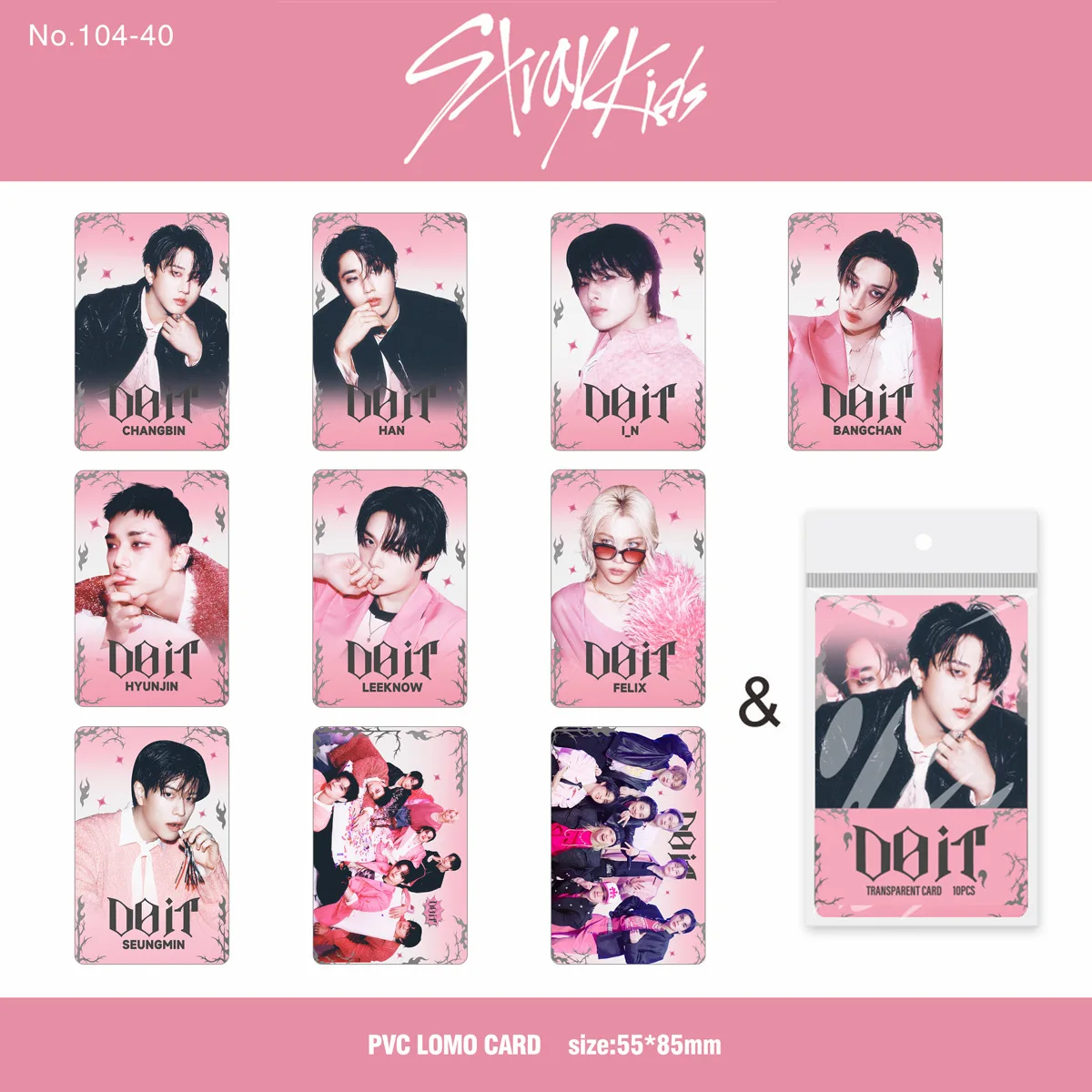 

Новая коллекционная карточка Stray Kids SKZOO: прозрачная фотокарточка LOMO, маленькая случайная карточка с изображением знаменитостей