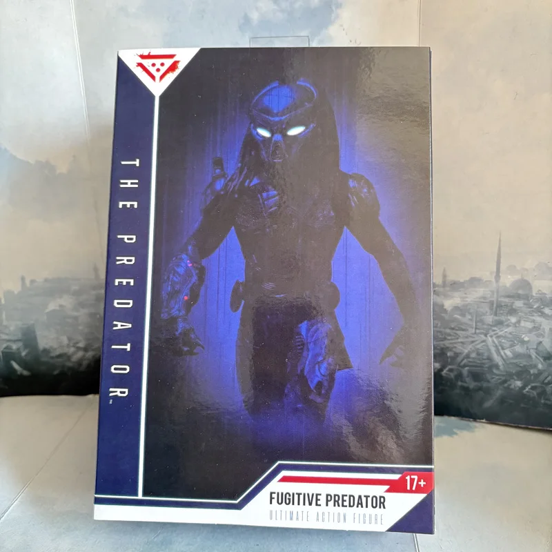 Fugitivo predador neca figura de ação predadores pvc modelo brinquedo colecionável figuras alienígenas presente aniversário 18cm