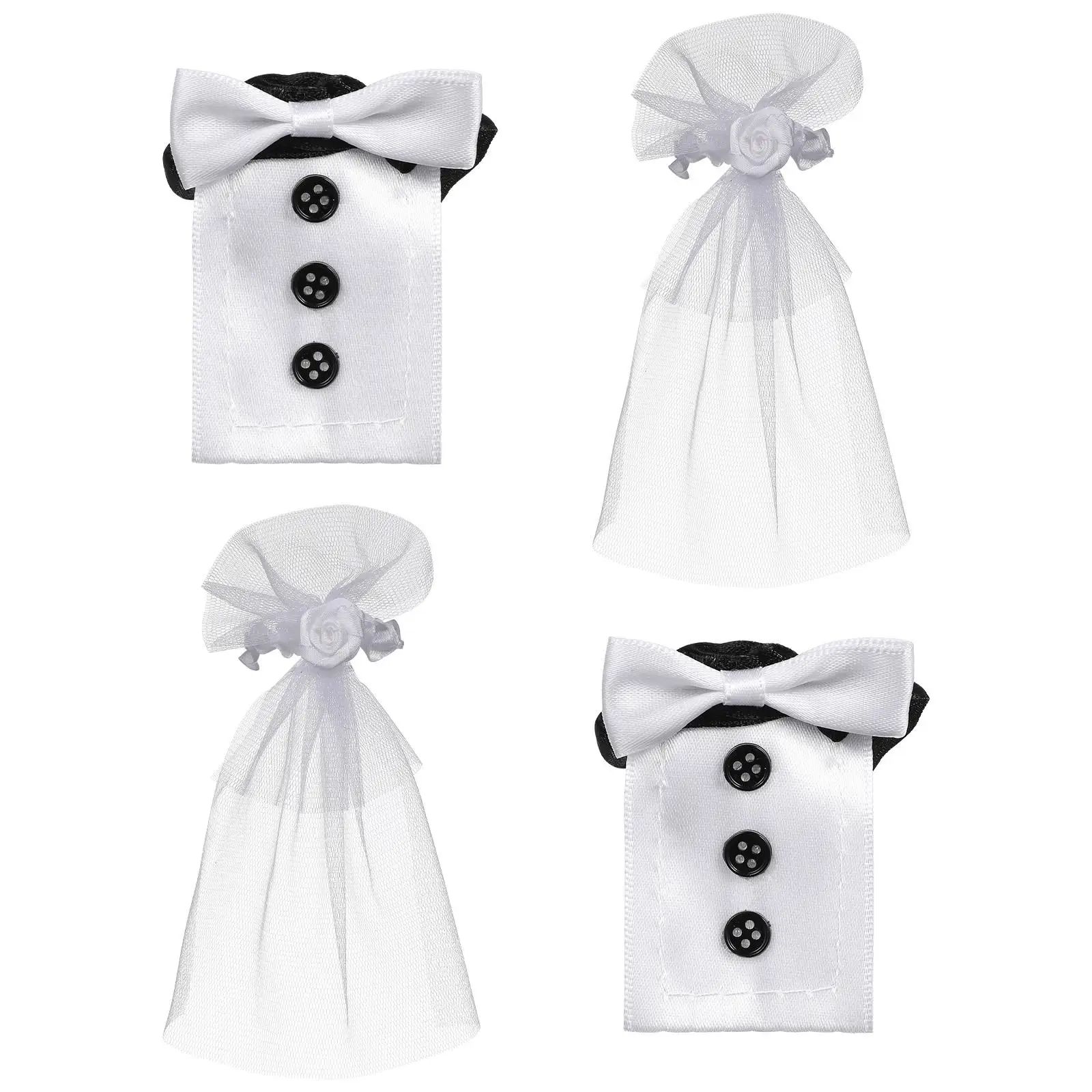

Bottle Decoration Wedding Dress Groom Tuxedo Cover Bride Bags His Hers Creative Fashion Lightweight Compact