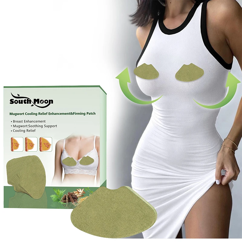 14Pcs Breast Enhancers Pads Ginger Plant Ingredients Sexy Breast Lifting Firming Large Bust Chest Pastes Breast Patches Care