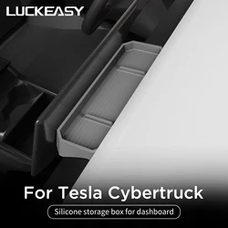 For Tesla Cybertruck 2024 Car Dashboard Storage Box Central Control Screen Rear Storage Tray Auto Interior Accessories 1pc