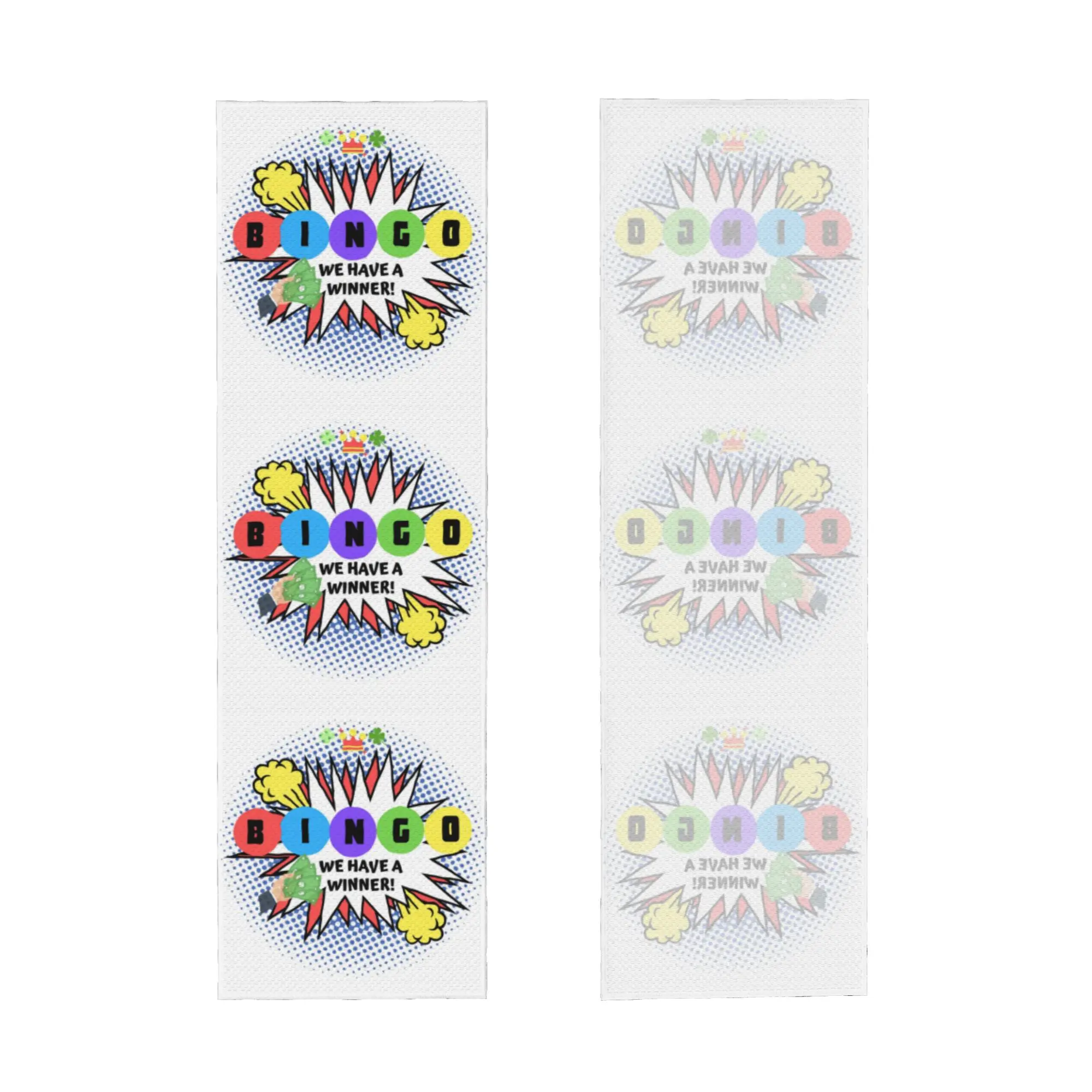 Bingo We Have A Winner Cold Exercise Towel  Paper Game Super Soft Breathable Instant Cooling Towel Swimming Towels