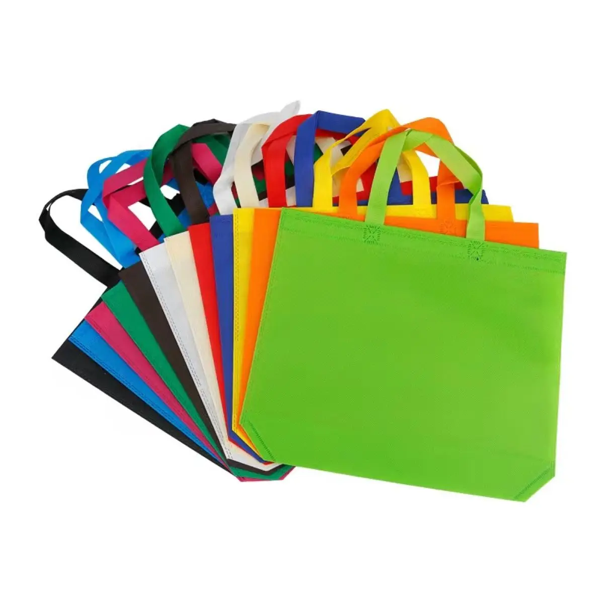 20 pcs high quality factory  Non Woven Bag Shopping Bags Eco Promotional Recyle Bag for shopping Custom Make Printed Logo