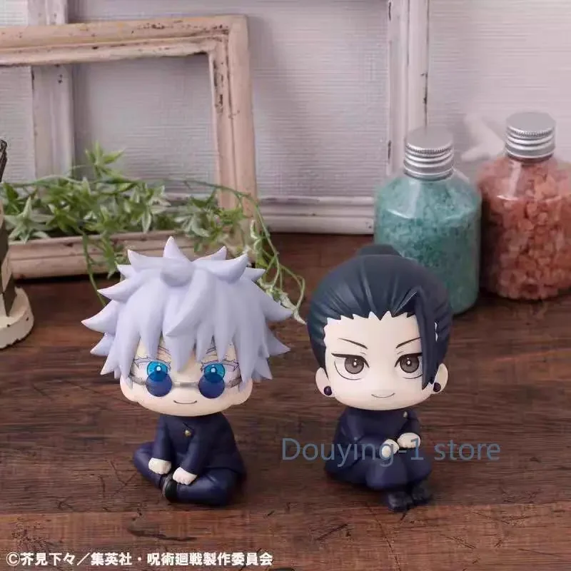 

In stock original MHLookup, Jujutsu Kaisen, Gojo Satoru & Jugo Hisoka, high school Q figurine, anime peripheral Model toys