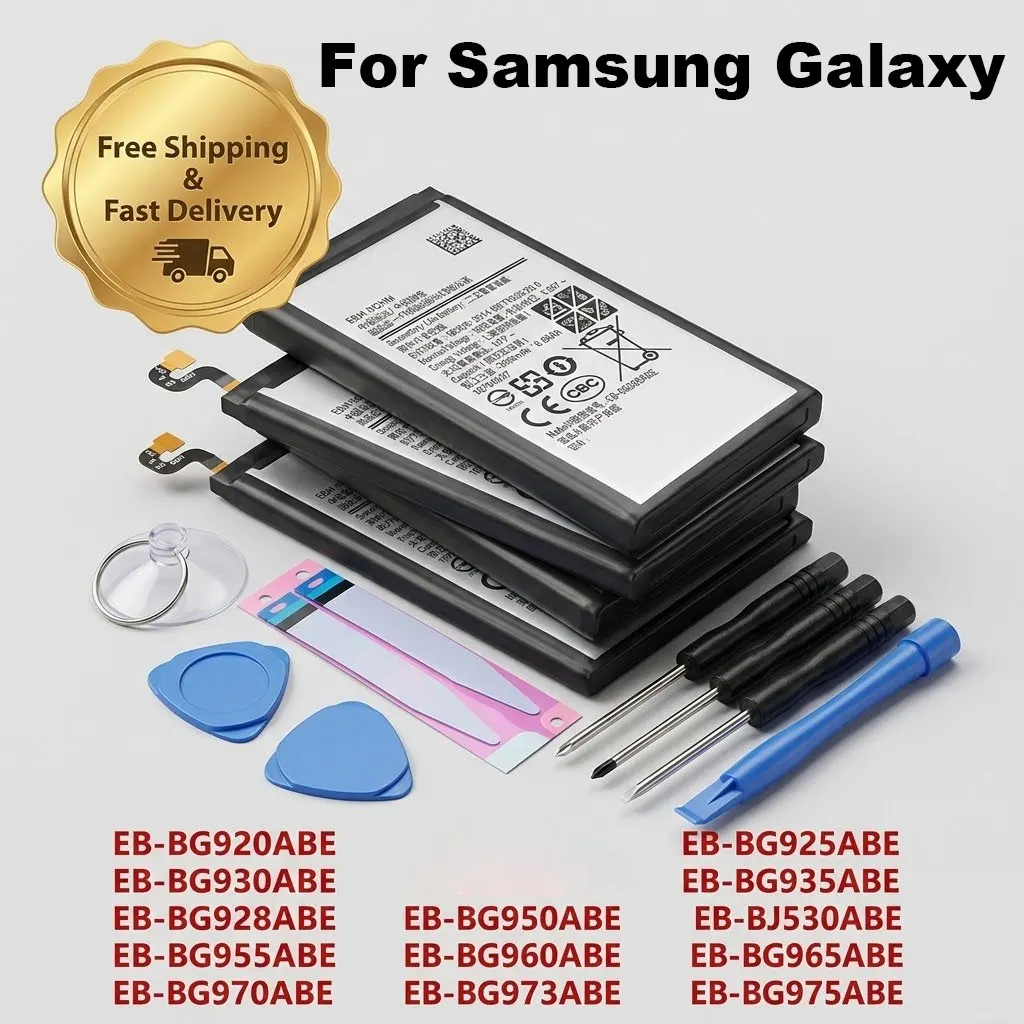 

High Quality Brand New Battery For Samsung Galaxy S Series S6 S7 S8 S9 S10 S10e & J5 Pro J7 Pro Mobile Phone