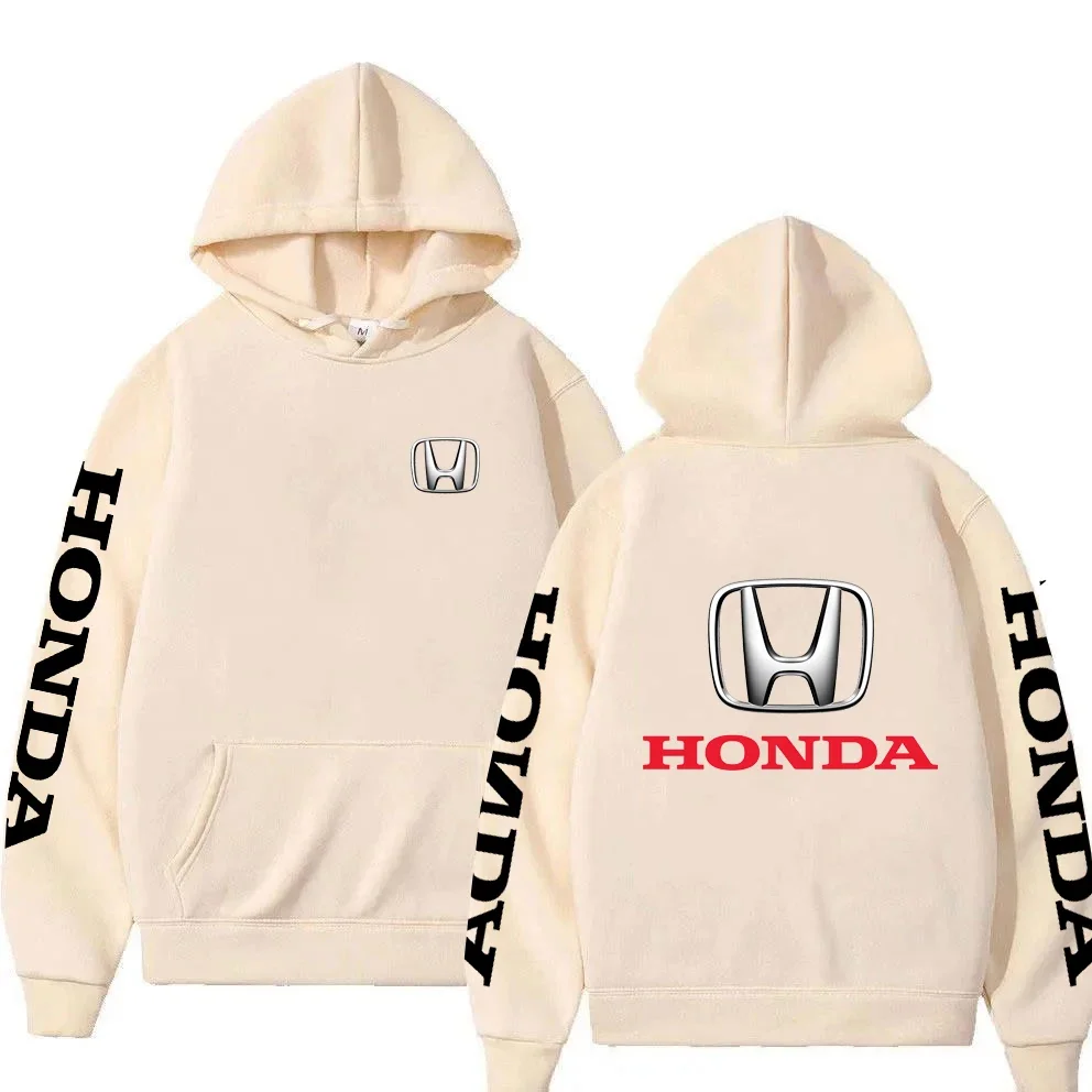 Sweat à capuche noir pour hommes Honda Racing, sweat-shirt élégant pour hommes, pull sportif de Style de rue pour femmes, nouvelle collection automne/hiver