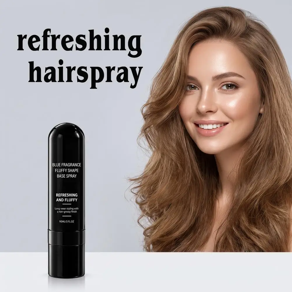 Fluffy Shape Base Hair Spray  Root Lift Long Lasting Volume Lightweight Non Greasy Natural Bounce Hair Styling Spray 1/2/3pcs