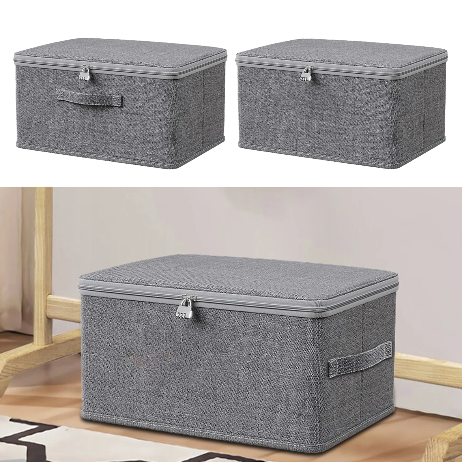 Lockable box Clothes Organizer With Password Lock Pants Sweater Layered Storage Cabinets Jeans Privacy Storage Organizers